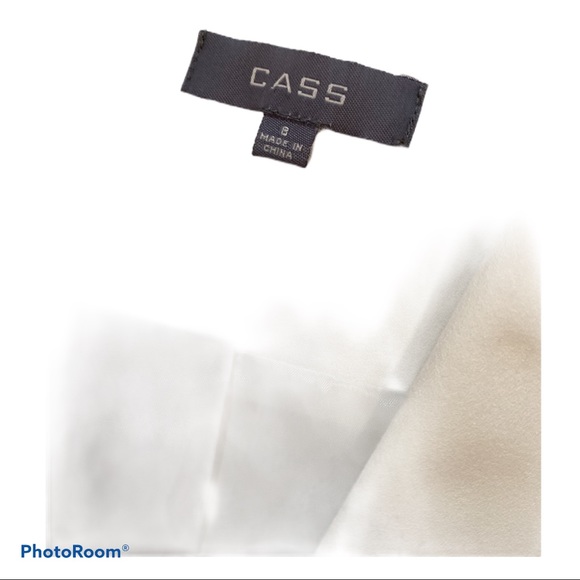 NWT CASS winter white suit Blazer - Picture 4 of 7